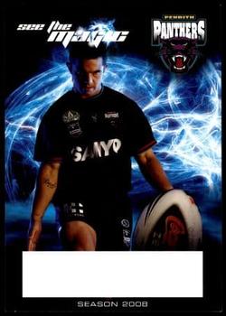 2008 Penrith Panthers Feel The Power,See The Magic #NNO Joe Williams Front